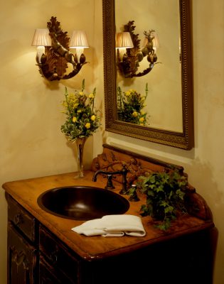 Bowden Development, Five Trees house-powder room Bowden Development, Five Trees house-powder room