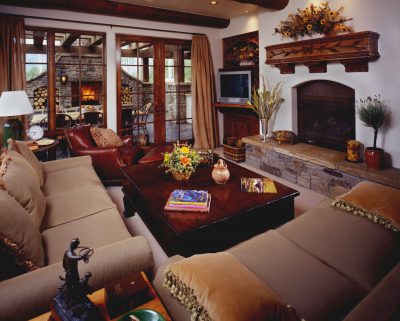 Bowden Development, Five Trees house-family room Bowden Development, Five Trees house-family room