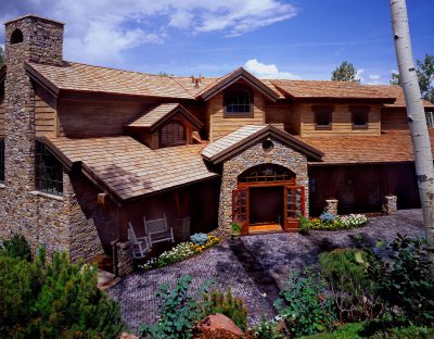 Bowden Development, Five Trees house upper exterior Bowden Development, Five Trees house upper exterior